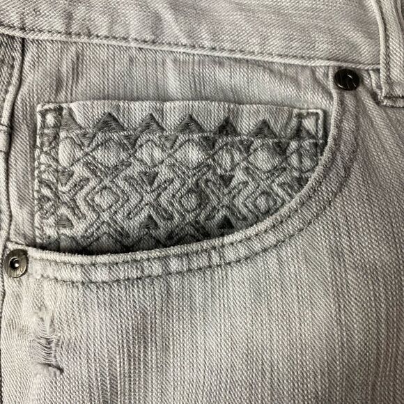 Inc International Concepts Berlin Slim Straight Gray distressed jeans 38X32 - Picture 5 of 8